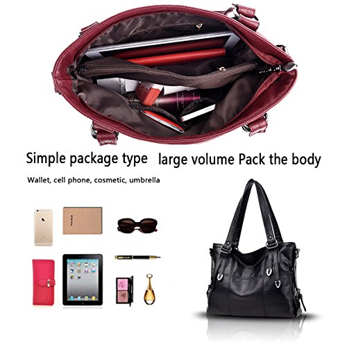 Tisdaini Bolsos de Mano Mujer Bolsos Bandolera Moda Gran Capacidad Casual Bolsos Totes Shoppers y Bolsos de Hombro