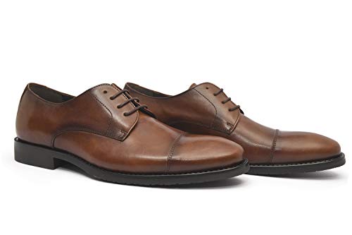 Tolino A8071C Zapatos de cordones derby, Hombre, Marrón (Cuero 723), 40 EU (6.5 UK)