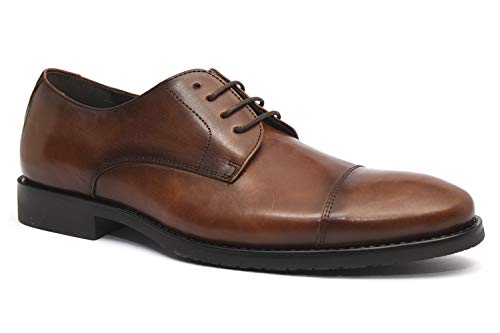 Tolino A8071C Zapatos de cordones derby, Hombre, Marrón (Cuero 723), 40 EU (6.5 UK)