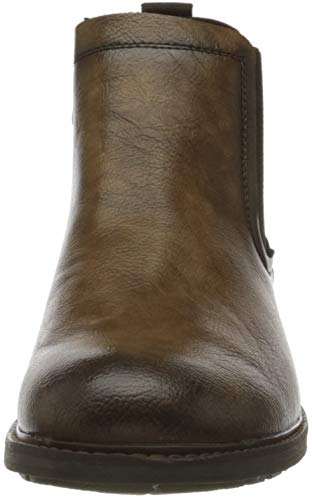 Tom Tailor 9082102, Botas Cortas al Tobillo Hombre, Nueces, 43 EU