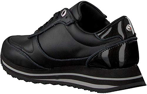 Tommy Hilfiger Angel 12c1, Sneakers para Mujer, Negro, 40 EU