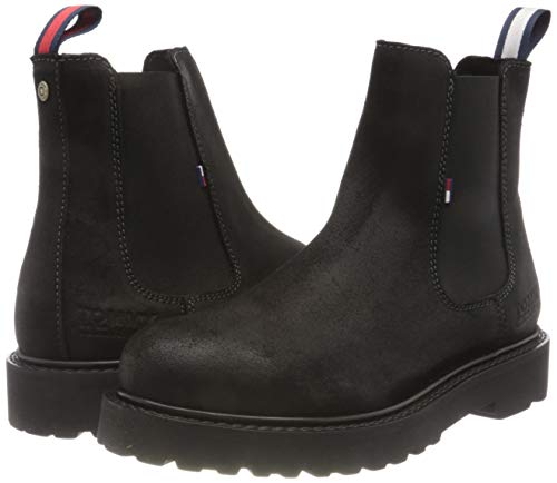 Tommy Hilfiger BRAN 2b, Botas de Moda Hombre, Negro, 43 1/3 EU
