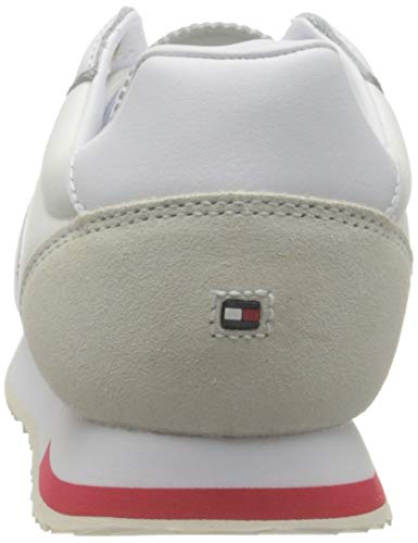 Tommy Hilfiger City Runner, CORREDERA DE Ciudad Casual Mujer, Blanco (White), 36 EU