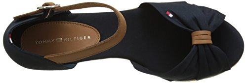 Tommy Hilfiger E1285lba 40d, Sandalias Punta Cerrada Mujer, Azul (Midnight 403), 36 EU
