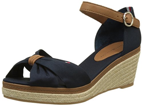 Tommy Hilfiger E1285lba 40d, Sandalias Punta Cerrada Mujer, Azul (Midnight 403), 36 EU