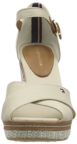 Tommy Hilfiger E1285LENA 4D, Alpargatas para Mujer, Gris-Grau (Feather Grey 082), 36 EU