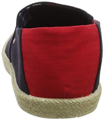 Tommy Hilfiger Easy Summer Slip on, Alpargatas Hombre, Azul (Midnight 403), 42 EU