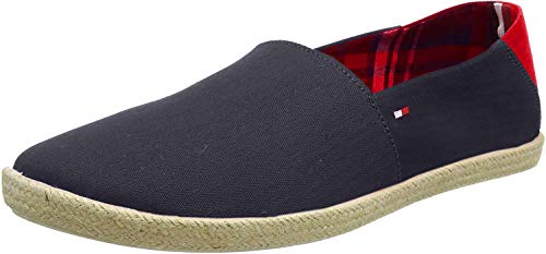 Tommy Hilfiger Easy Summer Slip on, Alpargatas Hombre, Azul (Midnight 403), 43 EU