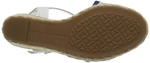 Tommy Hilfiger Elena 97D, Sandalias con cua Tipo Alpargatas Mujer, Crudo, 36 EU