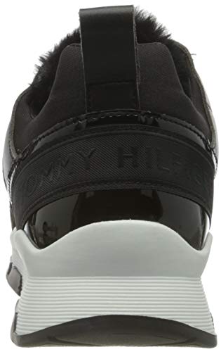 Tommy Hilfiger Fiona 9cw, Sneakers Mujer, Negro, 38 EU