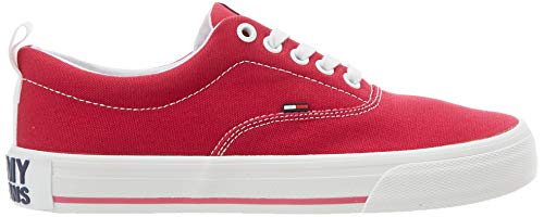 Tommy Hilfiger LowCut Essential Sneaker, Zapatillas Mujer, Rojo (Blush Red Xif), 41 EU