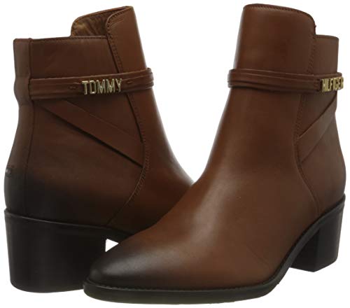 Tommy Hilfiger Martina 8a, Bota a la Altura de la Pantorrilla Mujer, marrón, 38 EU