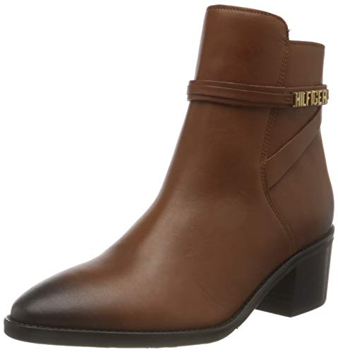 Tommy Hilfiger Martina 8a, Bota a la Altura de la Pantorrilla Mujer, marrón, 38 EU
