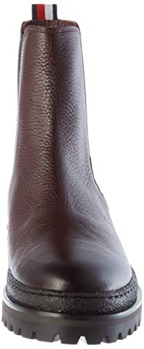 Tommy Hilfiger North 8a, Botas Cortas al Tobillo Mujer, Rojo, 40 EU