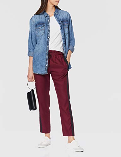 Tommy Hilfiger Oversized Denim Shirt Blusa, Azul (Valencia Mid Blue Rig 911), Small para Mujer