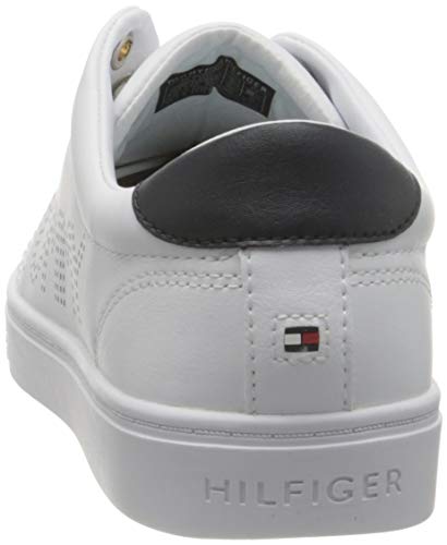 Tommy Hilfiger, TH Iconic Cupsole Sneaker Mujer, Blanco, 36.5 EU