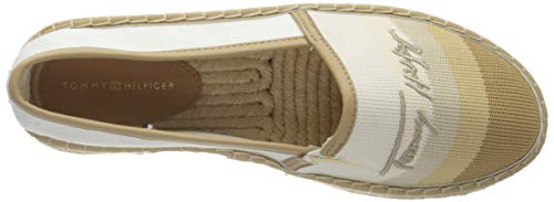 Tommy Hilfiger, Tommy Gradient Espadrille Mujer, Crudo, 38 EU