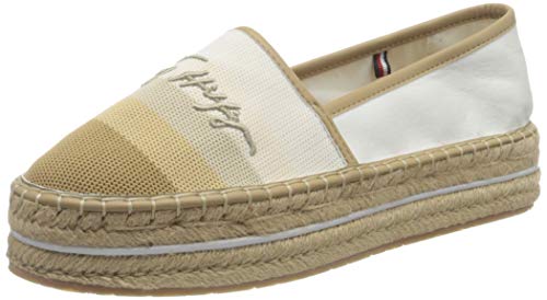 Tommy Hilfiger, Tommy Gradient Espadrille Mujer, Crudo, 38 EU