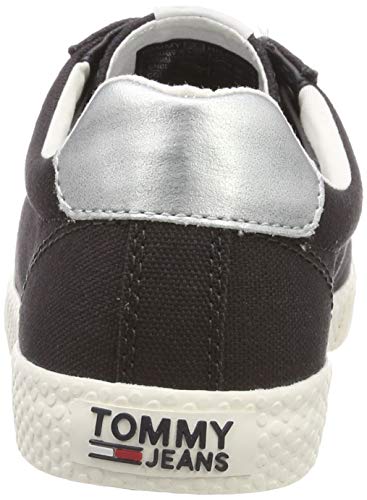Tommy Hilfiger Tommy Jeans Casual Sneaker, Zapatillas Mujer, Azul (Midnight 403), 40 EU