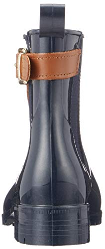 Tommy Hiliger O1285XLEY 2Z2, Botas de Estar por Casa para Mujer, Azul (Midnight), 40
