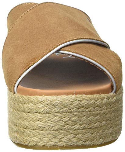 Tommy Jeans Angela 1B1, Sandalias con cua Tipo Alpargatas Mujer, Coñac de Verano, 38 EU