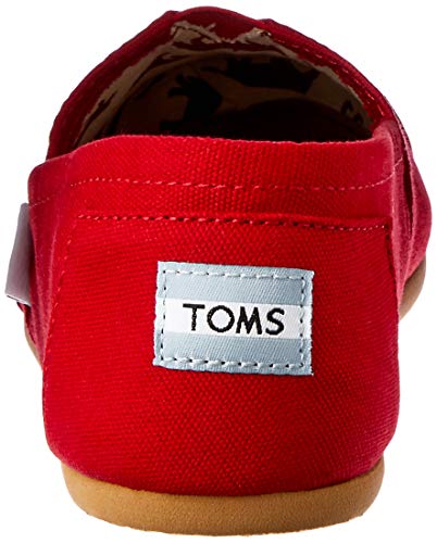 Toms 10000869, Alpargatas Mujer, Rojo, 40