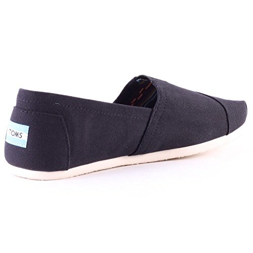 TOMS MEN ALPARGATA Black Canvas UK10