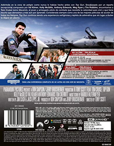 Top Gun - Edición metálica (4K UHD + BD) [Blu-ray]
