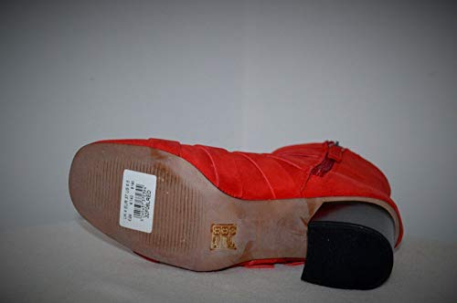 Topshop ROJO - Botines para mujer, color Rojo, talla 37 EU