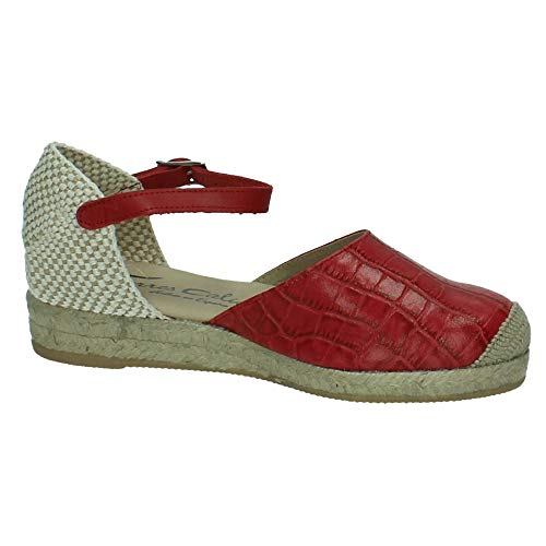 TORRES 2003 Alpargatas CUÑA Baja Mujer Alpargatas Rojo 38