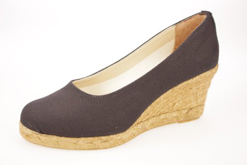 TORRES 4012 Zapatos CUÑA Esparto Mujer Alpargatas Negro 36