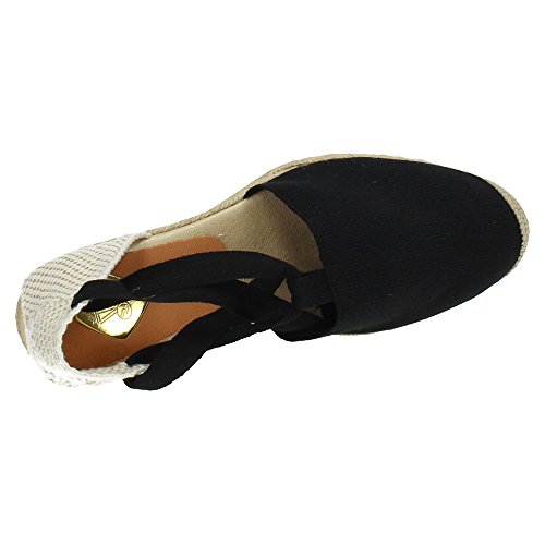 TORRES 5000 VALENCIANAS Negras Mujer Alpargatas Negro 36