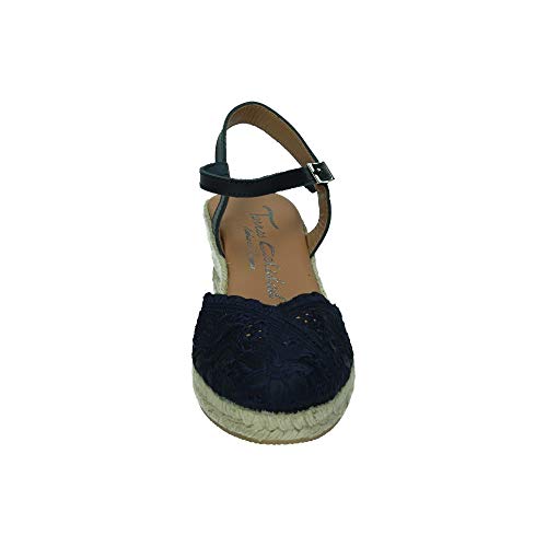 TORRES 5004 Zapatilla DE Encaje Mujer Alpargatas Marino 38