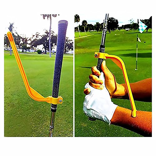 TrifyCore Guías de Entrenamiento de Golf Swing Guide Muñequera Arm Control Aids Tools Orange