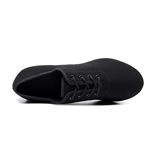 TRIWORIAE-Zapatos de Jazz/Salsa Zapatos de Baile Latino Danza Moderna para Mujer Negro 41 EU