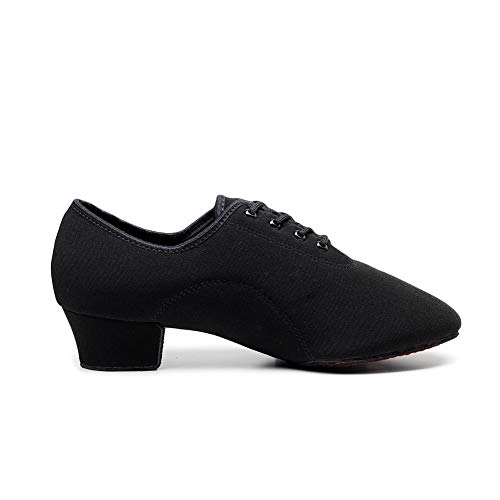 TRIWORIAE-Zapatos de Jazz/Salsa Zapatos de Baile Latino Danza Moderna para Mujer Negro 41 EU