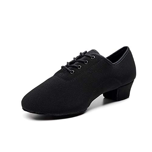 TRIWORIAE-Zapatos de Jazz/Salsa Zapatos de Baile Latino Danza Moderna para Mujer Negro 41 EU