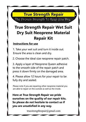 True Strength - Kit de reparación de neopreno para traje de neopreno