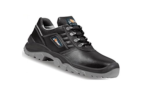 U-Power BC20023-43, BC20023-43-Calzado de Seguridad Gama Style&Job Modelo Tongue S3 SRC Talla Unisex Adulto, Negro, 43 EU