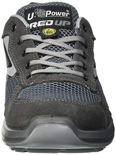 U-Power RU20046-42, RU20046-42-Calzado de Seguridad Gama Red UP Modelo Draco S1P SRC ESD Talla Unisex Adulto, Negro, 42 EU