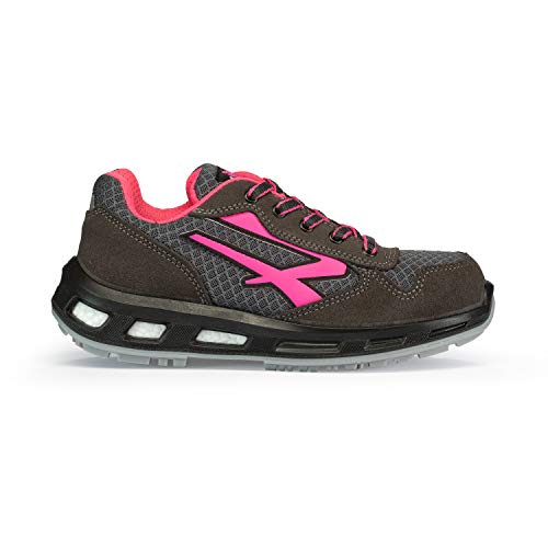 U-POWER Verok S1p SRC, Zapatos de Seguridad, Rosa (Rose 000), 35 EU