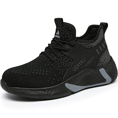 UCAYALI Zapatos de Seguridad Zapatillas de Trabajo para Hombre Mujer Negro Gr.44