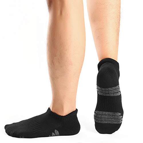 Ueither Calcetines Deportivos Cortos de Algodón para Hombre y Mujer Calcetines Tobilleros Ajuste Cómodo y Transpirables para Fitness, Running, Gimnasio y Otros Deportes