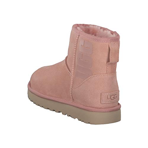 UGG Australia Classic Mini UGG Rubber Logo, Bota Mujer, Sunset, 38 EU
