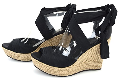 UGG Australia Sandalia Zapato DE TACÓN para Mujer Art. W Luciana 1002916 W 41 EU - 10 USA - 8,5 UK Nero - Black (BLK)