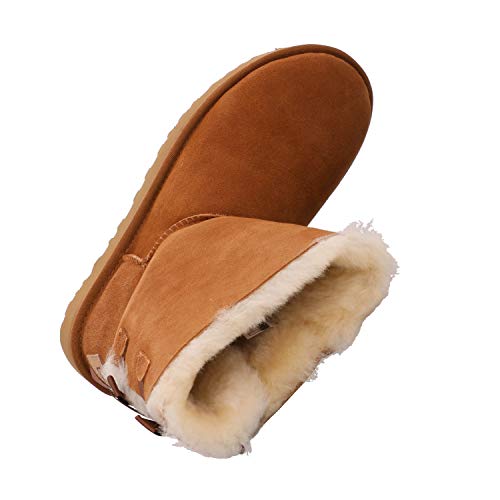 UGG Bailey Bow, Botines Mujer, Camel, 38 EU