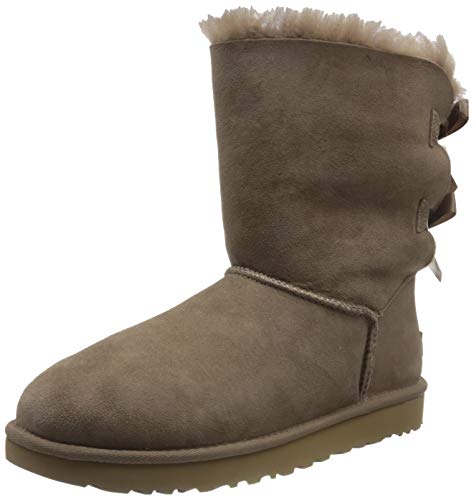 UGG Bailey Bow II, Classic Boot Mujer, Caribou, 37 EU