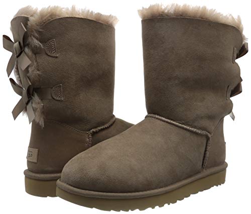 UGG Bailey Bow II, Classic Boot Mujer, Caribou, 37 EU