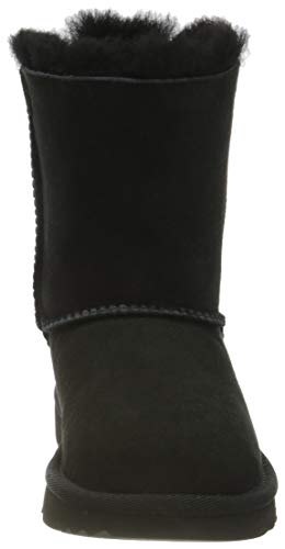 UGG Bailey Bow II, Classic Boot Unisex niños, Black, 31 EU