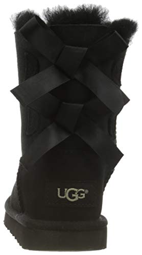 UGG Bailey Bow II, Classic Boot Unisex niños, Black, 31 EU